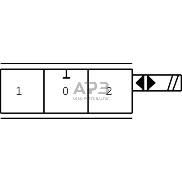 Elektrohidraulinis valdiklis PVEO on/off 12V DIN 1x4, PVG3211166836 3