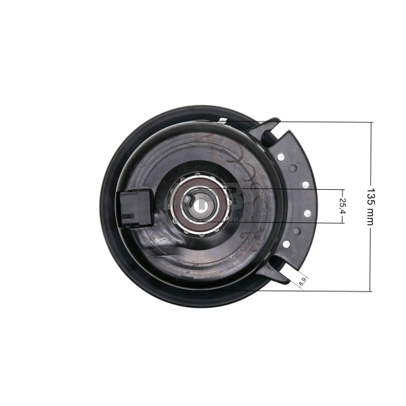 Elektromagnetinė sankaba Alpina BT84. Aukštis 94,00 mm, skriemulys 177,00 mm 5217-63, 521763, 1183-990-69-0, 11839900690 4