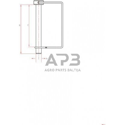 Fiksavimo kaištis 10,00 mm x 90,00 mm gopart LPS1085GP 1