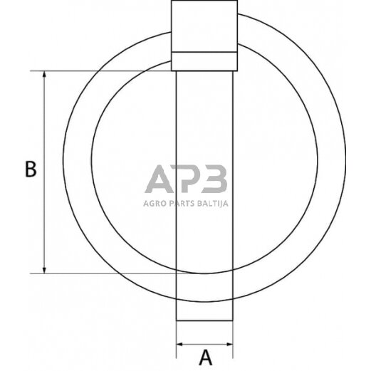 Fiksatorius žiedinis 12,00 mm x 46,50 mm Walterscheid 095409 2