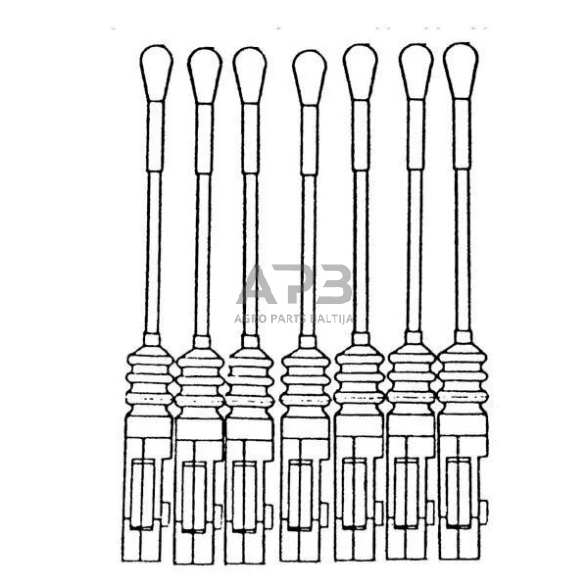 Frontalinio krautuvo valdymo svirtis AK510 1