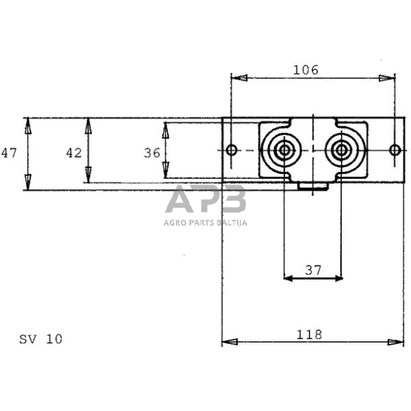 Frontalinio krautuvo valdymo svirtis SV10-B/01G-056A-00, SV10B01G056 SV10 4