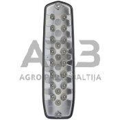 Galiniai žibintai LED, stačiakampis, 12/24V, 24 LED, Hella 2SD343910001 1