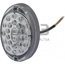 Galiniai žibintai LED, ovalus, 12/24V, transparent, 24 LED, Hella 2SD343390011