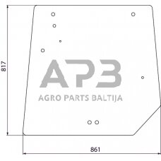 Galinis kabinos stiklas 4272761M2N