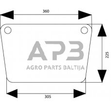 Galinis kabinos stiklas apatinis 04335196