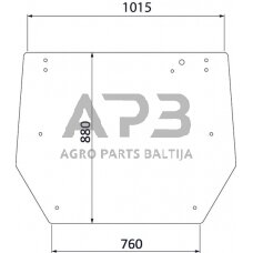 Galinis kabinos stiklas V33118310N