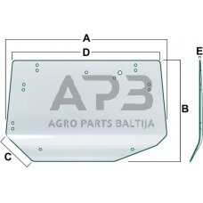 Galinis kabinos stiklas Vapormatic VPM7453