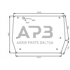 Galinis kabinos stiklas viršutinis V33118910