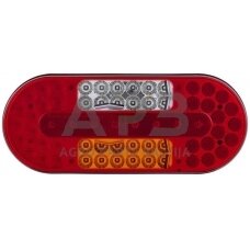 Galinis žibintas kairinis LED, stačiakampis, 10/30V, 323x38x134mm, Hella ValueFit 2VP357017011