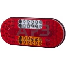 Galinis žibintas LED dešininis, stačiakampis, 10/30V, 323x38x134mm, Hella ValueFit 2VP357017021