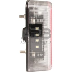 Galiniai žibintai LED, 1W, kvadratas, 12V, 106x100x98mm, 5 kontaktų, 18 LED, gopart LA99200GP 3