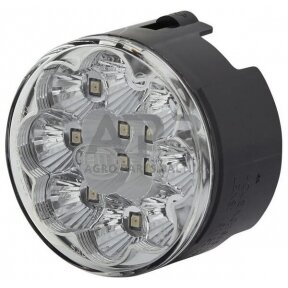 Galiniai žibintai LED, apvalus, 12V, Ø 66mm, 12 LED, Hella 2SB009001401