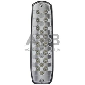 Galiniai žibintai LED, stačiakampis, 12/24V, 24 LED, Hella 2SD343910001