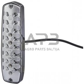 Galiniai žibintai LED, stačiakampis, 12/24V, 24 LED, Hella 2SD343910001