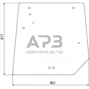 Galinis kabinos stiklas 4272761M2N