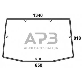 Galinis kabinos stiklas R131208N