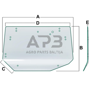 Galinis kabinos stiklas Vapormatic VPM7453