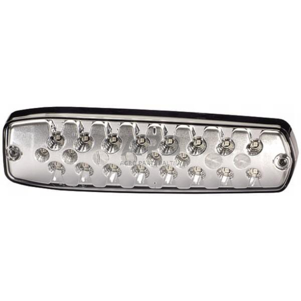 Galiniai žibintai LED, stačiakampis, 12/24V, 24 LED, Hella 2SD343910001 5