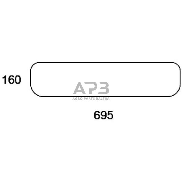 Galinis kabinos stiklas 312810050100N