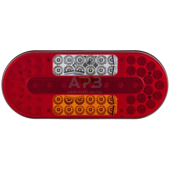 Galinis žibintas kairinis LED, stačiakampis, 10/30V, 323x38x134mm, Hella ValueFit 2VP357017011 1