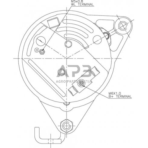 Generatorius gopart 14V 35A ALT1429GP 4