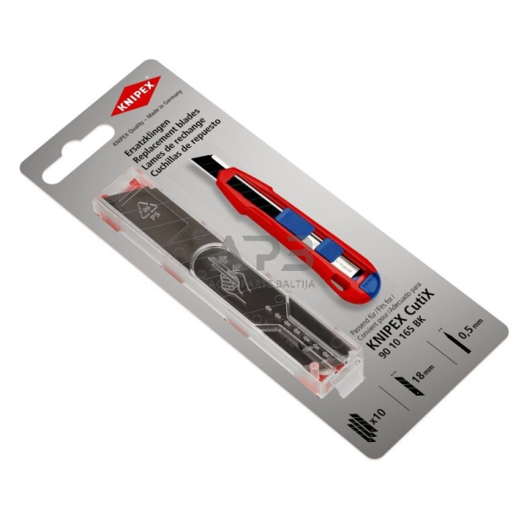 Geležtė nulaužiama peiliui 18mm (10vnt) KNIPEX 1