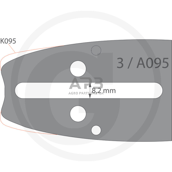 Grandinė pjūklui 2 vnt. su pjovimo juosta Endurance Cut .325" 1,3 mm 33 cm / 13“ 56 nareliai 1