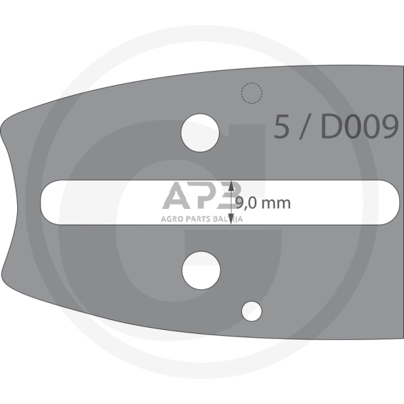 Grandinė pjūklui 2 vnt. su pjovimo juosta Endurance Cut 3/8“ 1,5 mm 45 cm / 18“ 68 nareliai 1