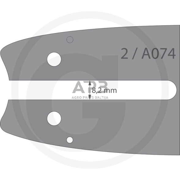 Grandinė pjūklui 2 vnt. su pjovimo juosta Endurance Cut 3/8“ LoPro 1,3 mm 30 cm / 12“ 44 nareliai 1