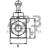 Hidraulinis kranas 10L, KHS10L 2