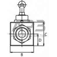 Hidraulinis kranas 1" BSP, KHR16B 3