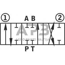 Hidraulinis skirstytuvas SD 5 – 1 sekcijos, SD5/1-G3-111L-AET, SD51003