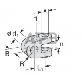 Hidraulinė galvutė 20 mm TL20202465KR