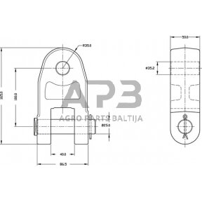 Hidraulinė galvutė TL25352100KR