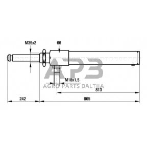 Hidraulinis cilindras 8008900