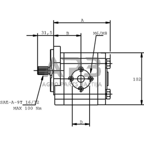 Hidraulinis siurblys Casappa PLP2031S003S2