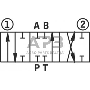 Hidraulinis skirstytuvas SD 5 – 1 sekcijos, SD5/1-G3-111L-AET, SD51003