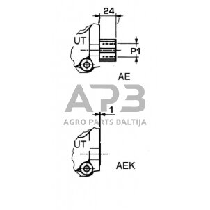 Hidraulinis skirstytuvas SD 11 – 1 sekcijos, SD11-1-18L-AET/AE, SD111011 4