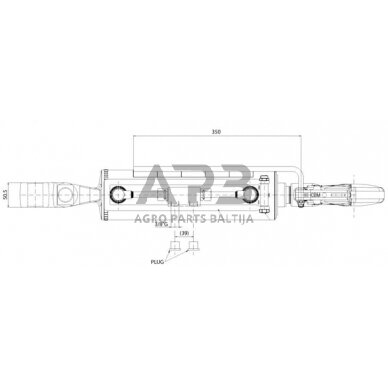 Hidraulinė centrinė traukė toplink CBM 3PHGCA240332 2