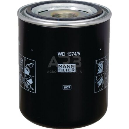 Hidraulikos filtras MANN-FILTER WD13745