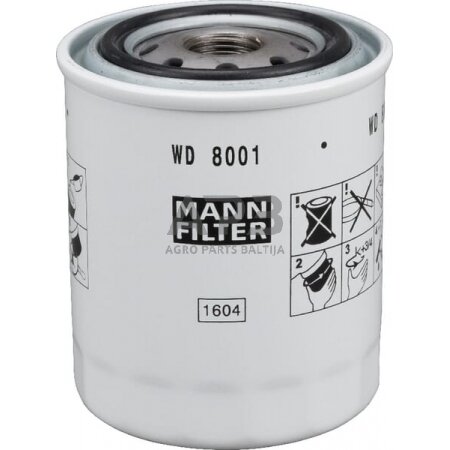 Hidraulikos filtras MANN-FILTER WD8001