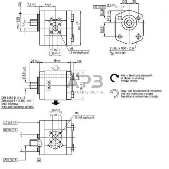 Hidraulinis siurblys Bosch Rexroth 0510415328 2