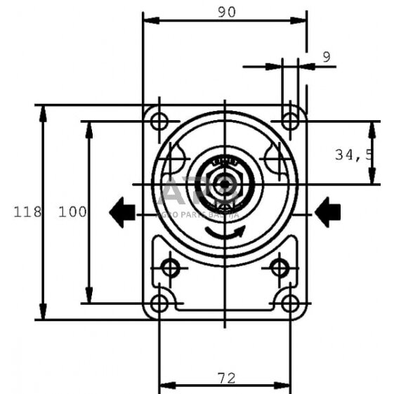 Hidraulinis siurblys Casappa PLP2025D054B2 2