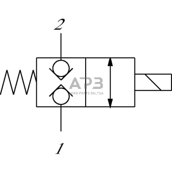 Hidraulinės sistemos vožtuvas 2/2 SVP08-CDB-00-B-00, SVP08CDB00B00 4