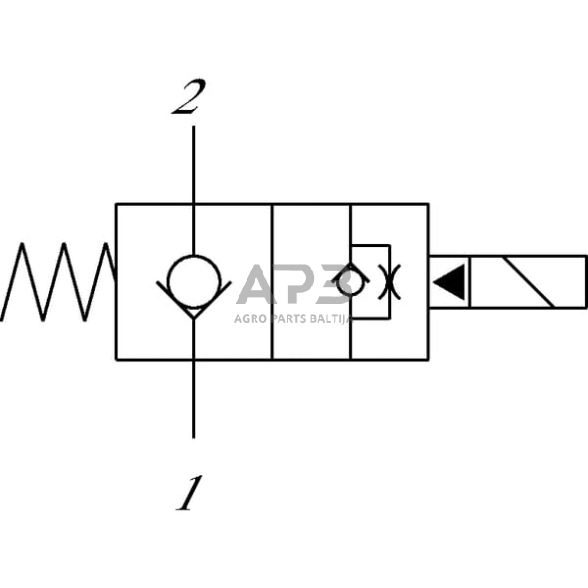 Hidraulinės sistemos vožtuvas 2/2 SVP08-NC-00-B-00, SVP08NC00B00 3