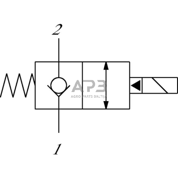 Hidraulinės sistemos vožtuvas 2/2 SVP10-NCR-00-B-00, SVP10NCR00B00 3