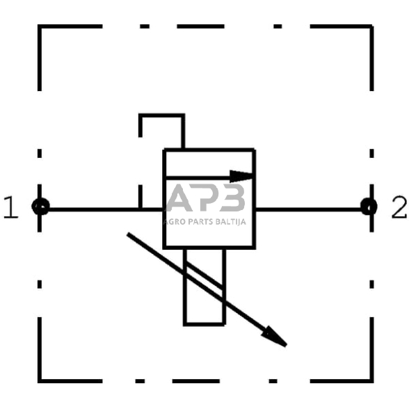 Hidraulinės sistemos vožtuvas slėgio mažinimo 12Vdc MP10X/031B, MP10X031B 4