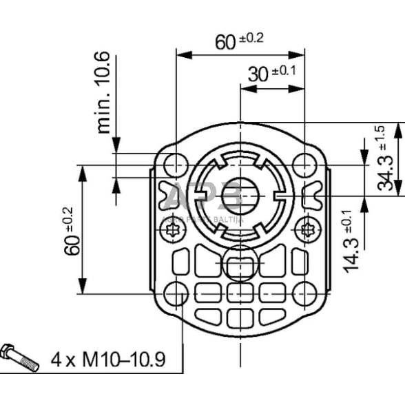 Hidraulinis siurblys Bosch Rexroth 0510315305 1