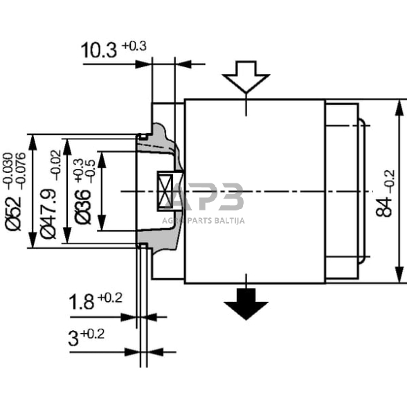 Hidraulinis siurblys Bosch Rexroth 0510315305 3